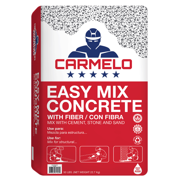 Concreto “Easy Mix” con Fibra Ecológica Carmelo Inc.